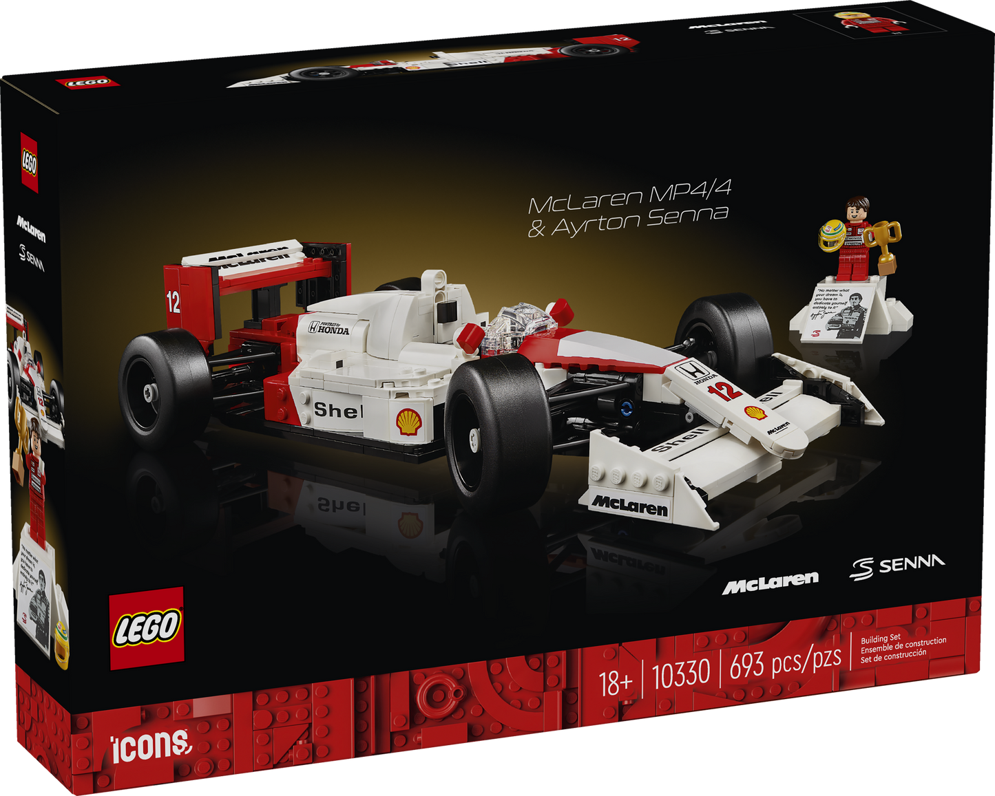 LEGO®  10330 Creator Expert McLaren MP4/4 & Ayrton Senna