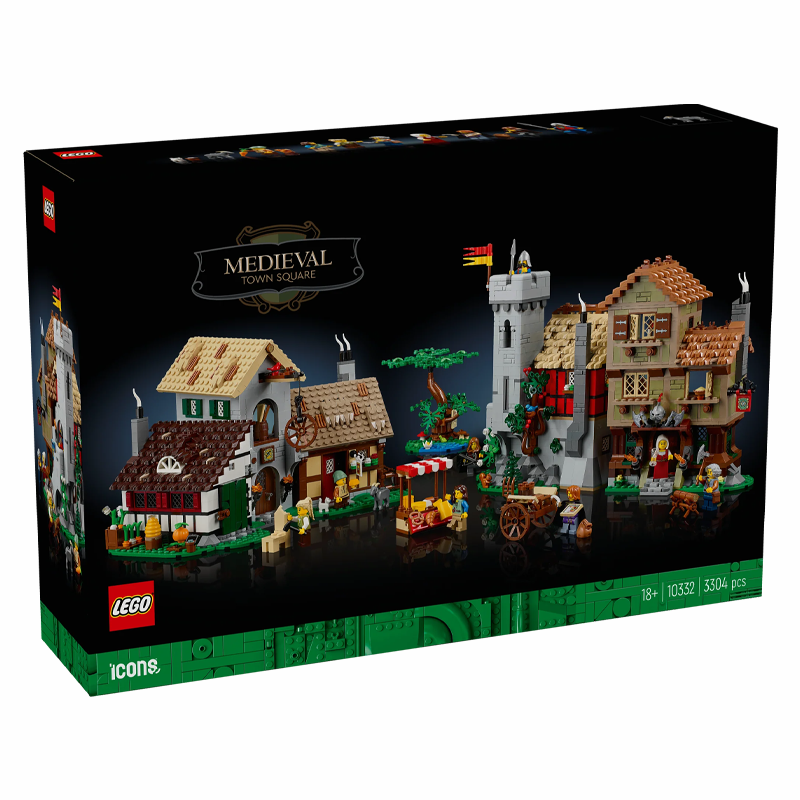 LEGO® 10332 Icon Medieval Town Square 21343 Ideas Viking Village Bundle