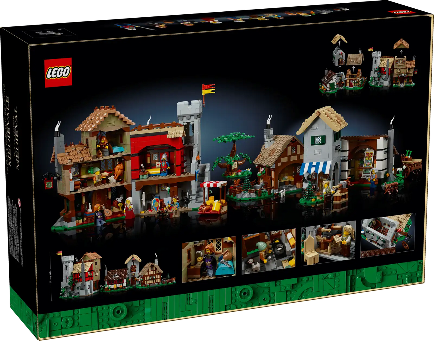 LEGO® 10332 Icon Medieval Town Square 21343 Ideas Viking Village Bundle