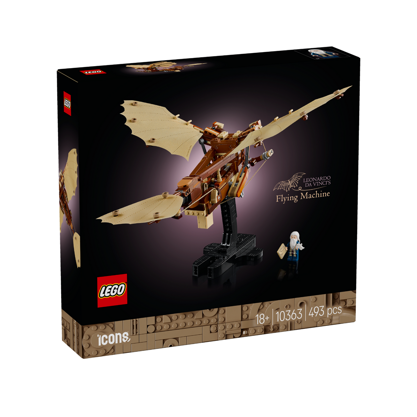 LEGO® ICONS™ Leonardo da Vinci’s Flying Machine