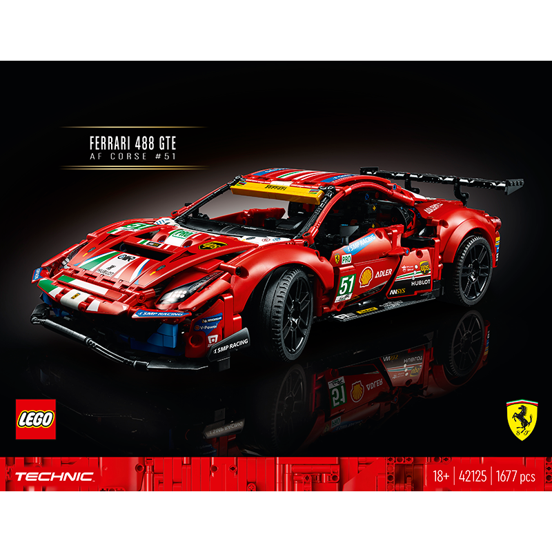 LEGO® 42125 Technic™ Ferrari 488 GTE “AF Corse #51”