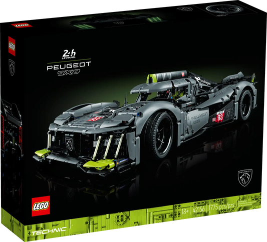 LEGO® 42156 Technic PEUGEOT 9X8 24H Le Mans Hybrid Hypercar