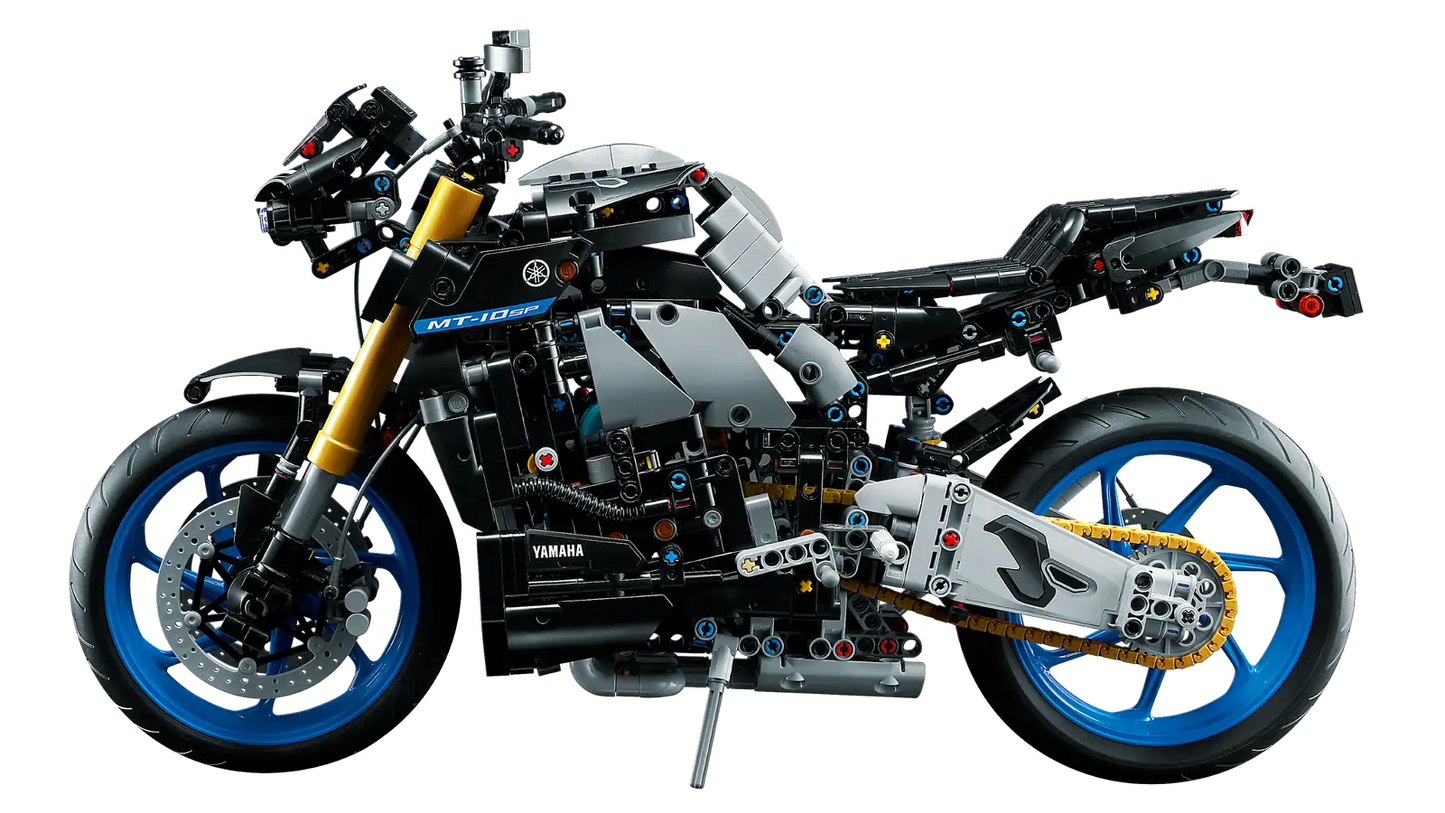 LEGO®  42159 Technic™ Yamaha MT-10 SP + Display Case Black Base NO Background Bundle set