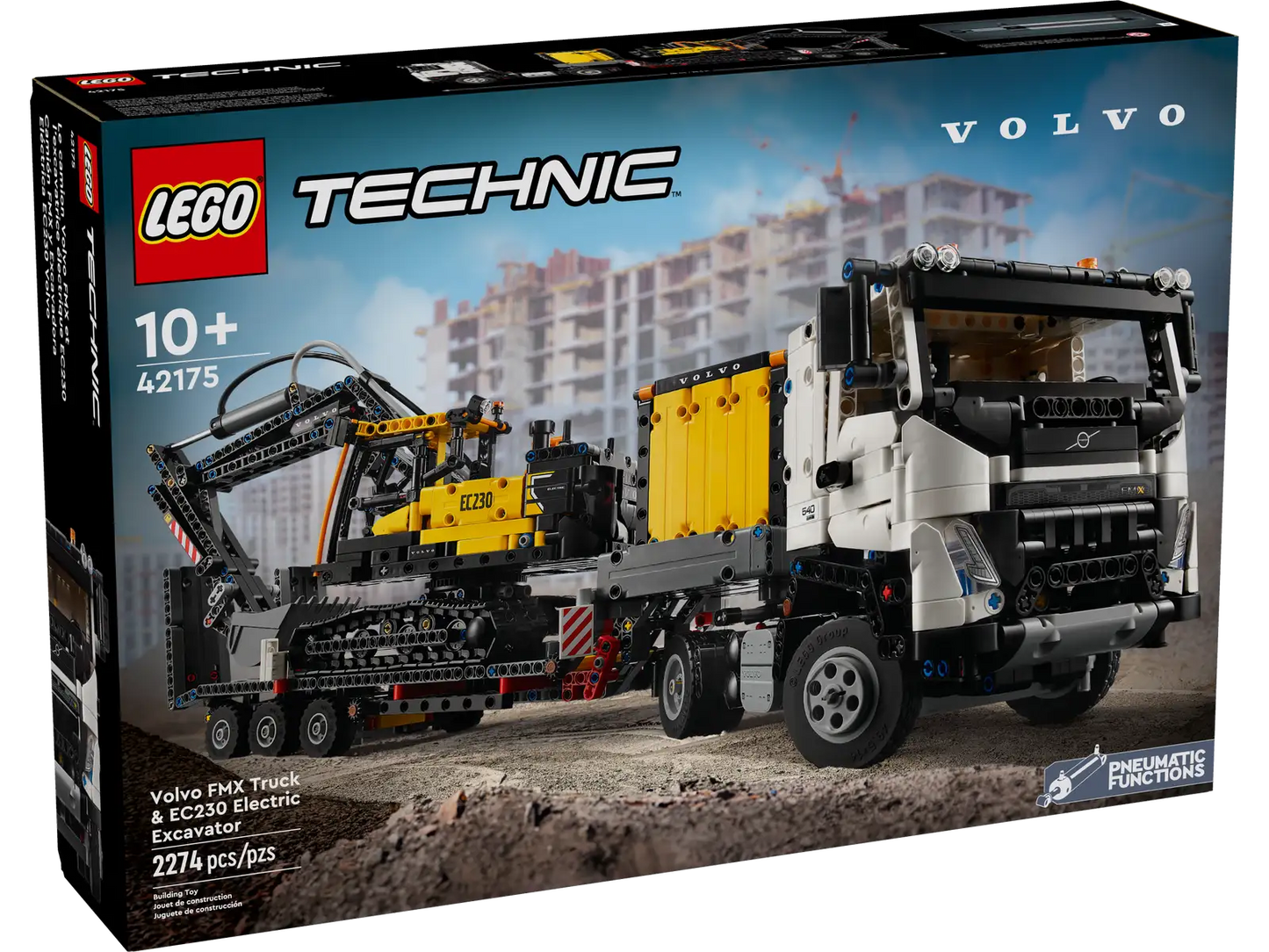 LEGO®  42175 Technic Volvo FMX Truck & EC230 Electric Excavat (Ship From 6th of September 2024)