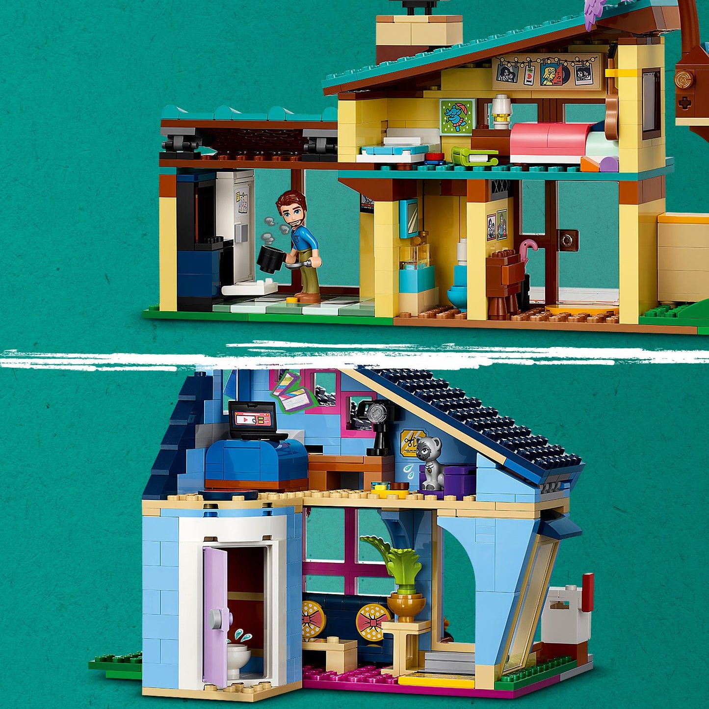 LEGO® Friends™ Olly and Paisley's Family Houses