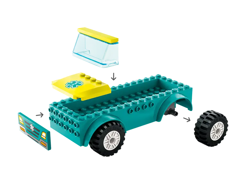 LEGO®  60403 City Emergency Ambulance and Snowboarder