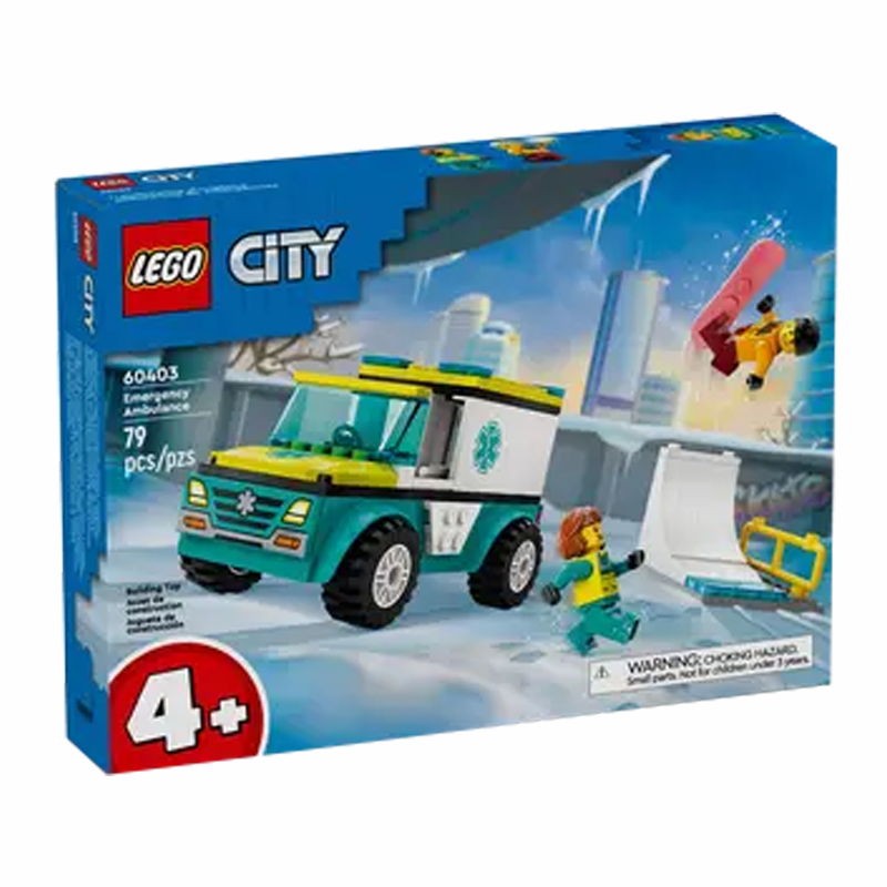 LEGO®  60403 City Emergency Ambulance and Snowboarder