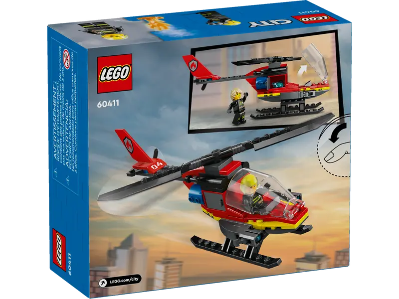 LEGO®  60411 City Fire Rescue Helicopter