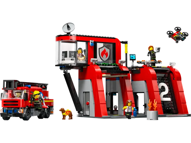 LEGO®  60414 City Fire Station with Fire Truck