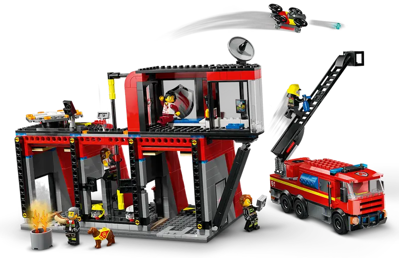 LEGO®  60414 City Fire Station with Fire Truck