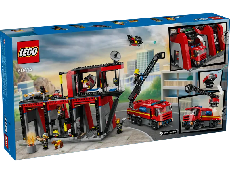 LEGO®  60414 City Fire Station with Fire Truck