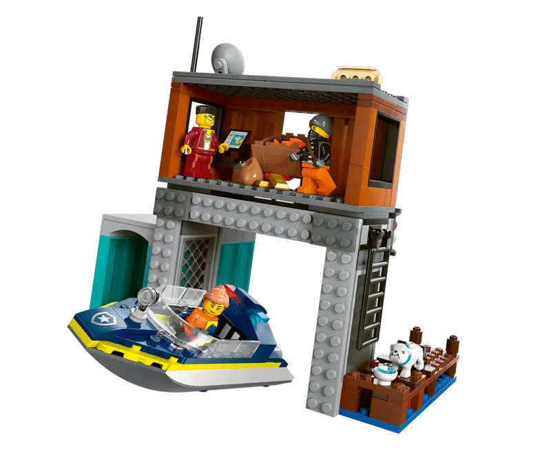 LEGO® 60417 City Police Speedboat and Crooks' Hideout