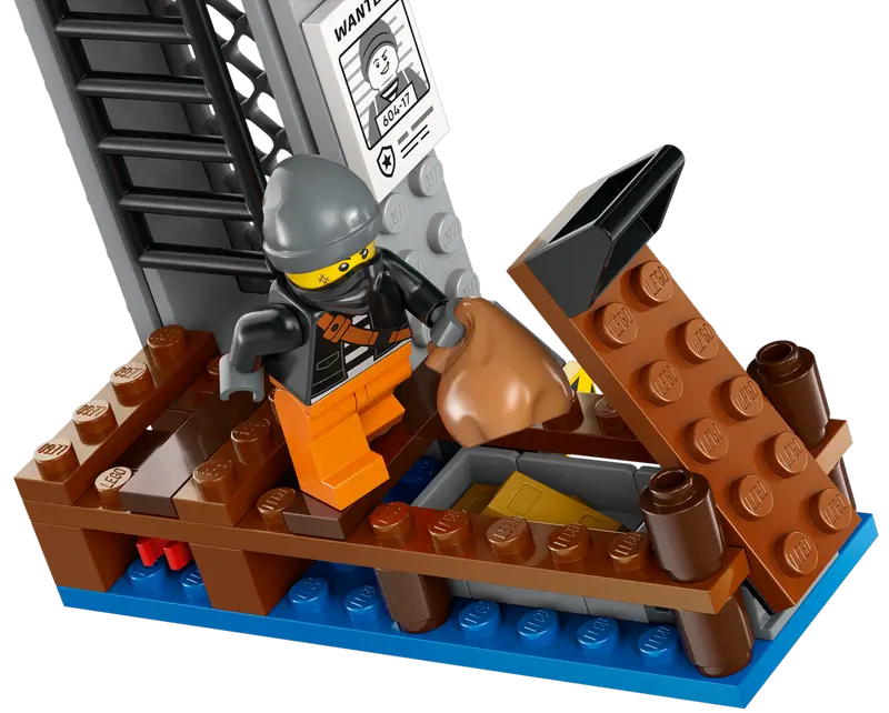 LEGO® 60417 City Police Speedboat and Crooks' Hideout