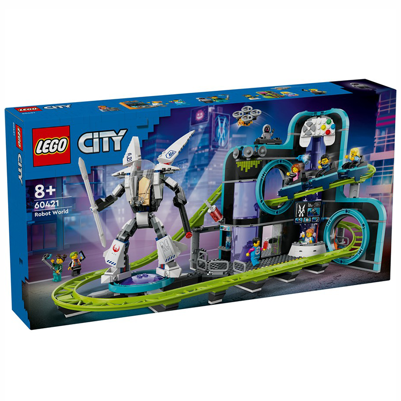 LEGO® 60421 City Robot World Roller-Coaster Park