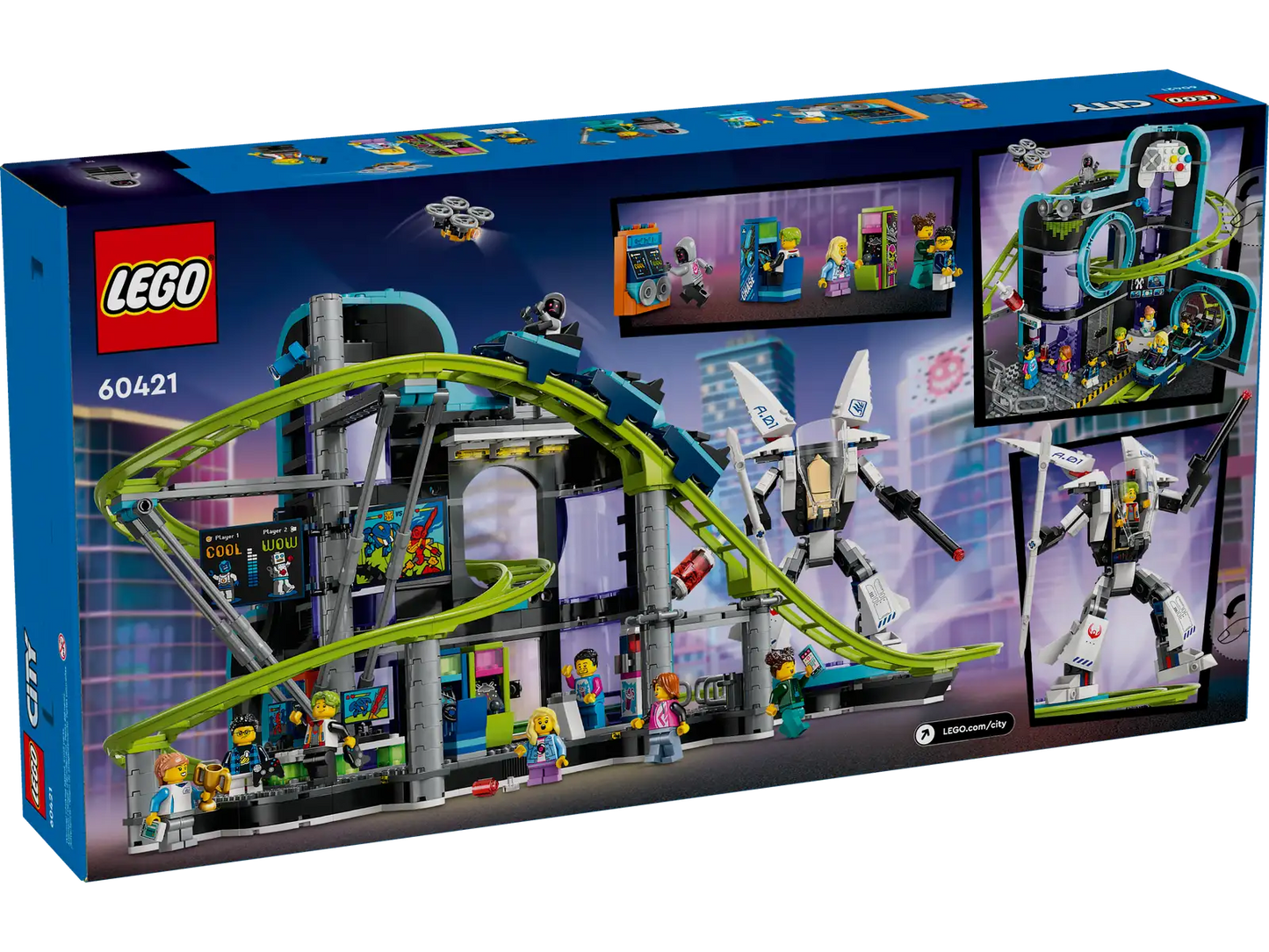 LEGO® 60421 City Robot World Roller-Coaster Park