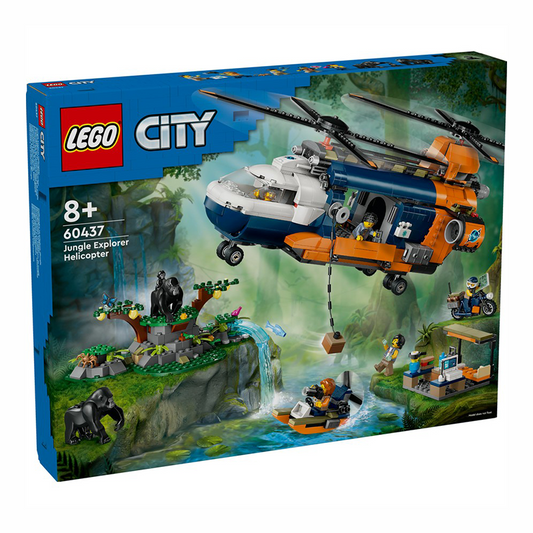 LEGO® 60437 City Jungle Explorer Helicopter at Base Camp