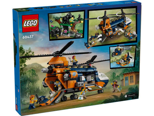 LEGO® 60437 City Jungle Explorer Helicopter at Base Camp