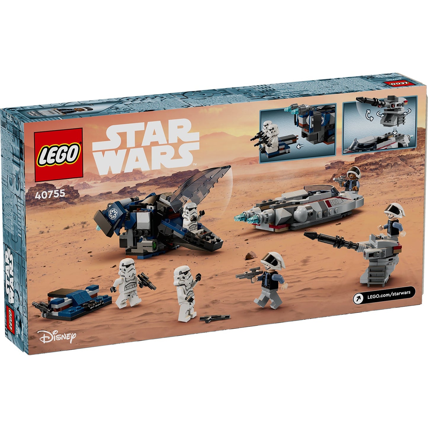 LEGO® Star Wars™ Imperial Dropship vs. Rebel Scout Speeder