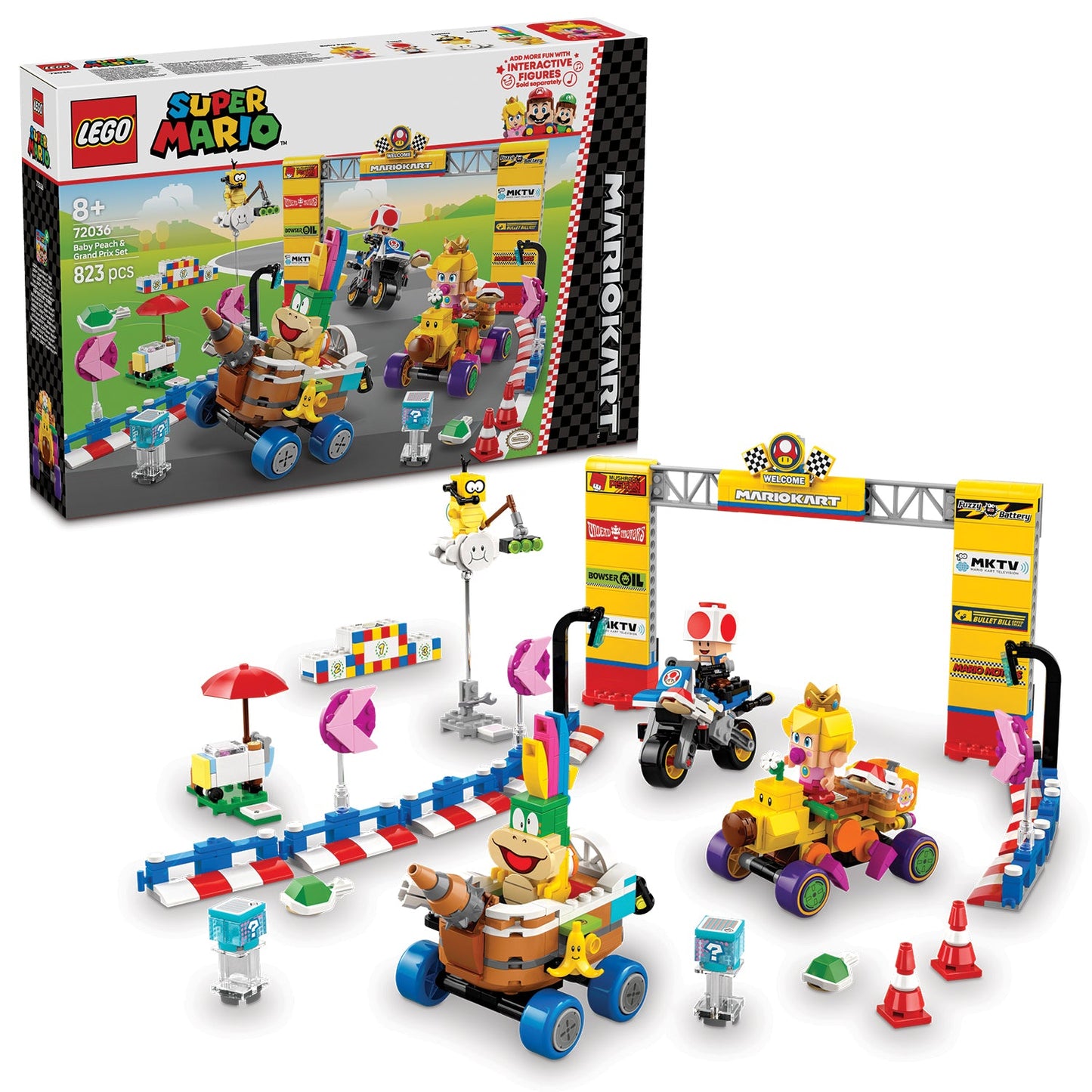 LEGO® Super Mario™: Mario Kart™ – Baby Peach & Grand Prix Set