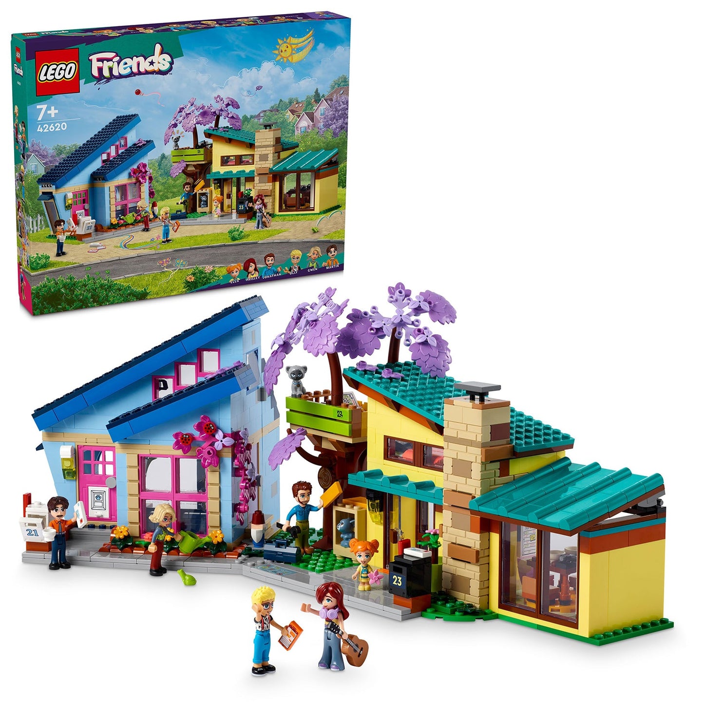 LEGO® Friends™ Olly and Paisley's Family Houses