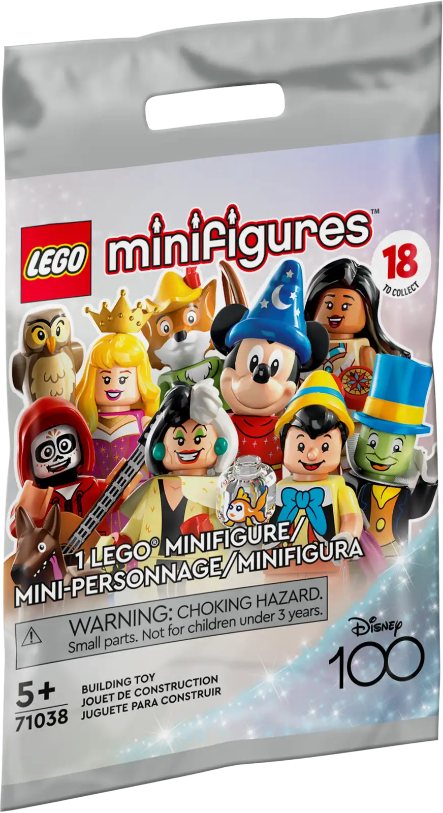 LEGO® 71038 Minifigures LEGO Minifigure Disney 100 Full Box