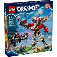 LEGO® 71497 DREAMZzz™ Cooper’s Tiger Mech & Zero’s Hot Rod Car