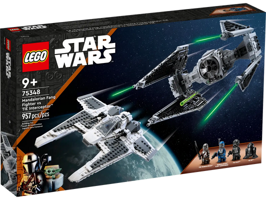 LEGO® 75348 Star Wars™  Mandalorian Fang Fighter vs. TIE Interceptor™