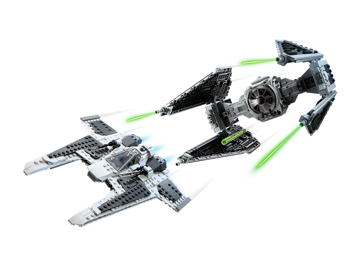 LEGO® 75348 Star Wars™  Mandalorian Fang Fighter vs. TIE Interceptor™