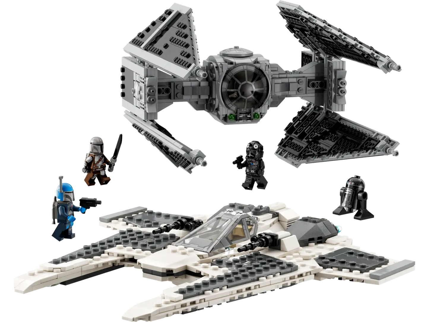 LEGO® 75348 Star Wars™  Mandalorian Fang Fighter vs. TIE Interceptor™