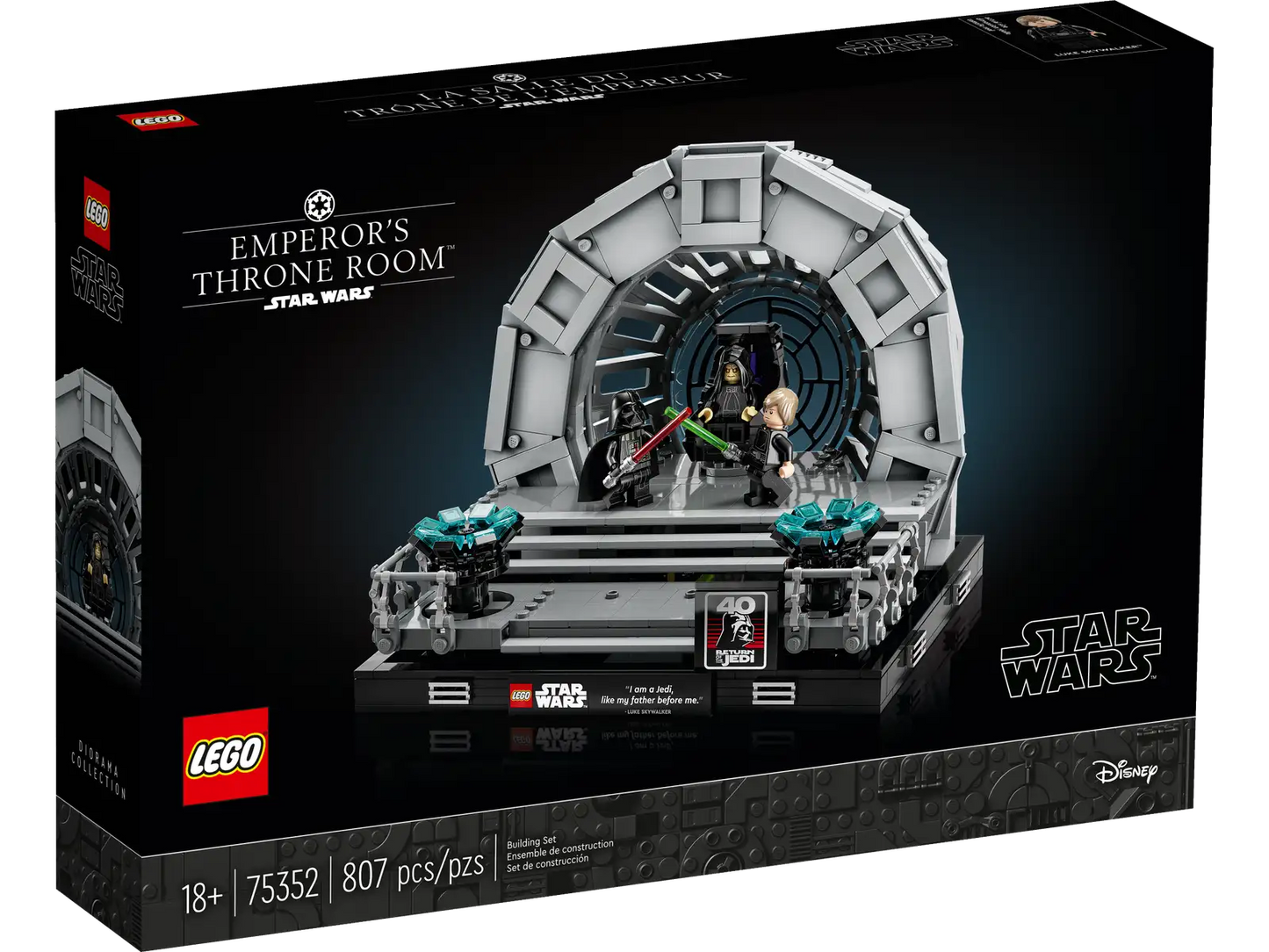 LEGO® 75352 Star Wars™ Emperor's Throne Room™ Diorama