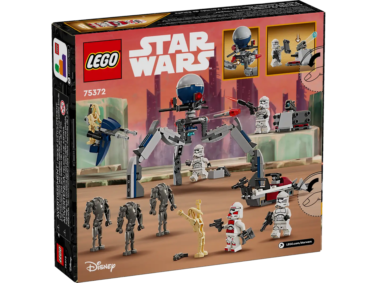 LEGO® 75372 Star Wars Clone Trooper™ & Battle Droid™ Battle Pack