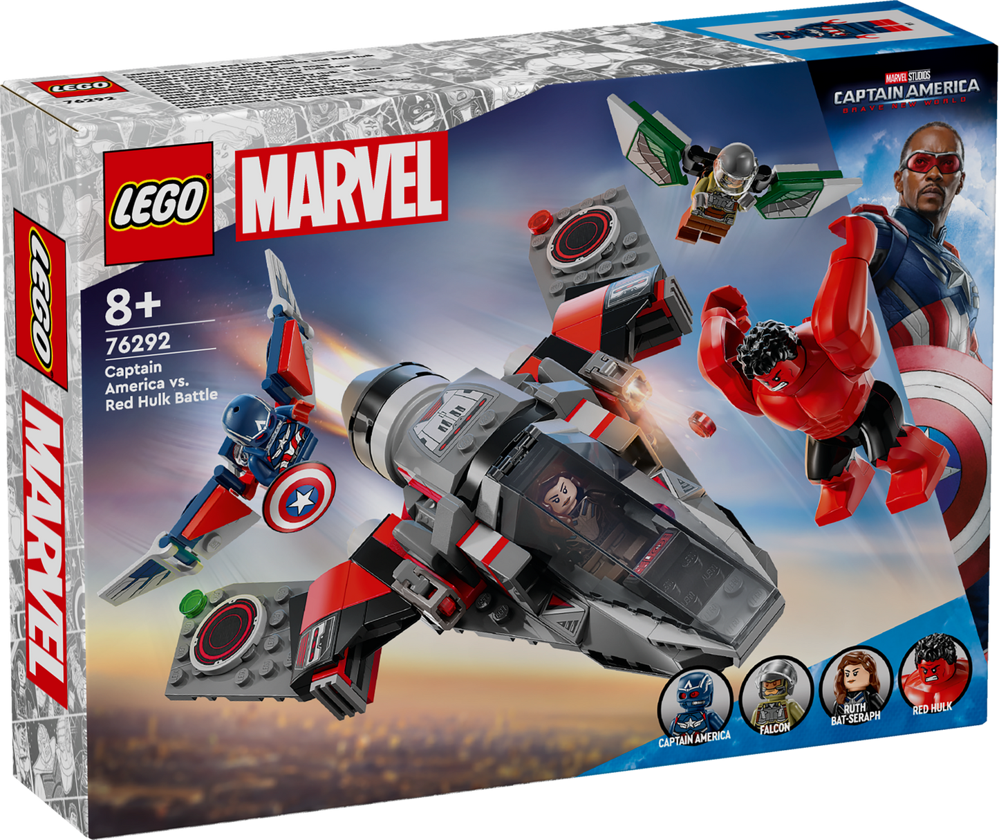 LEGO® Marvel Captain America vs. Red Hulk Battle