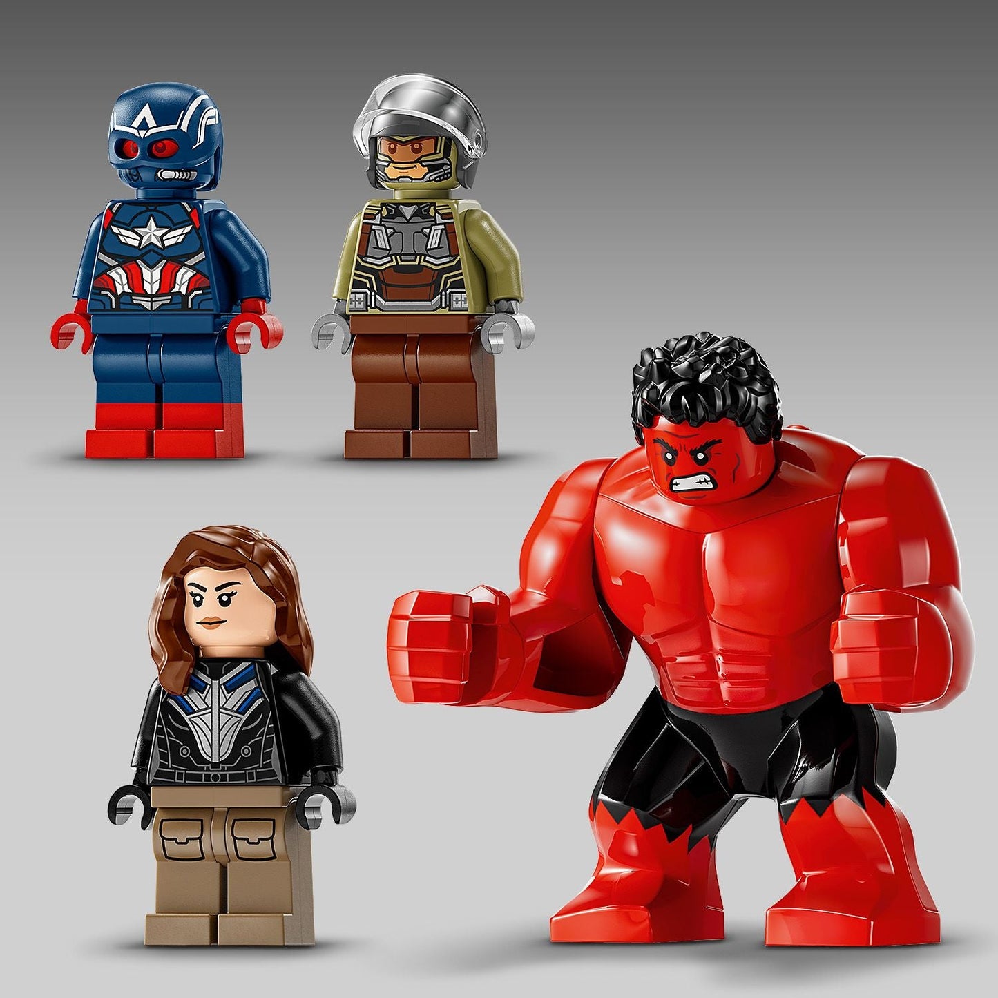 LEGO® Marvel Captain America vs. Red Hulk Battle