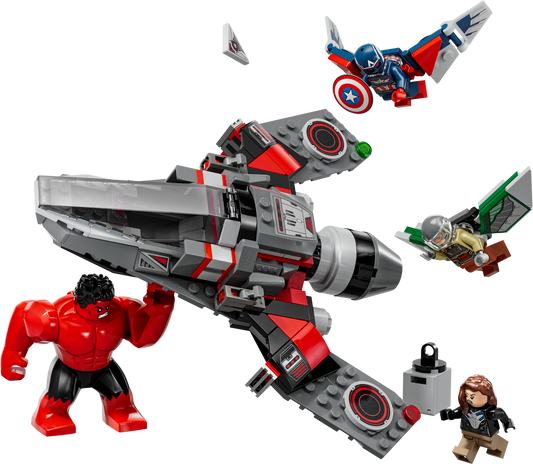 LEGO® Marvel Captain America vs. Red Hulk Battle