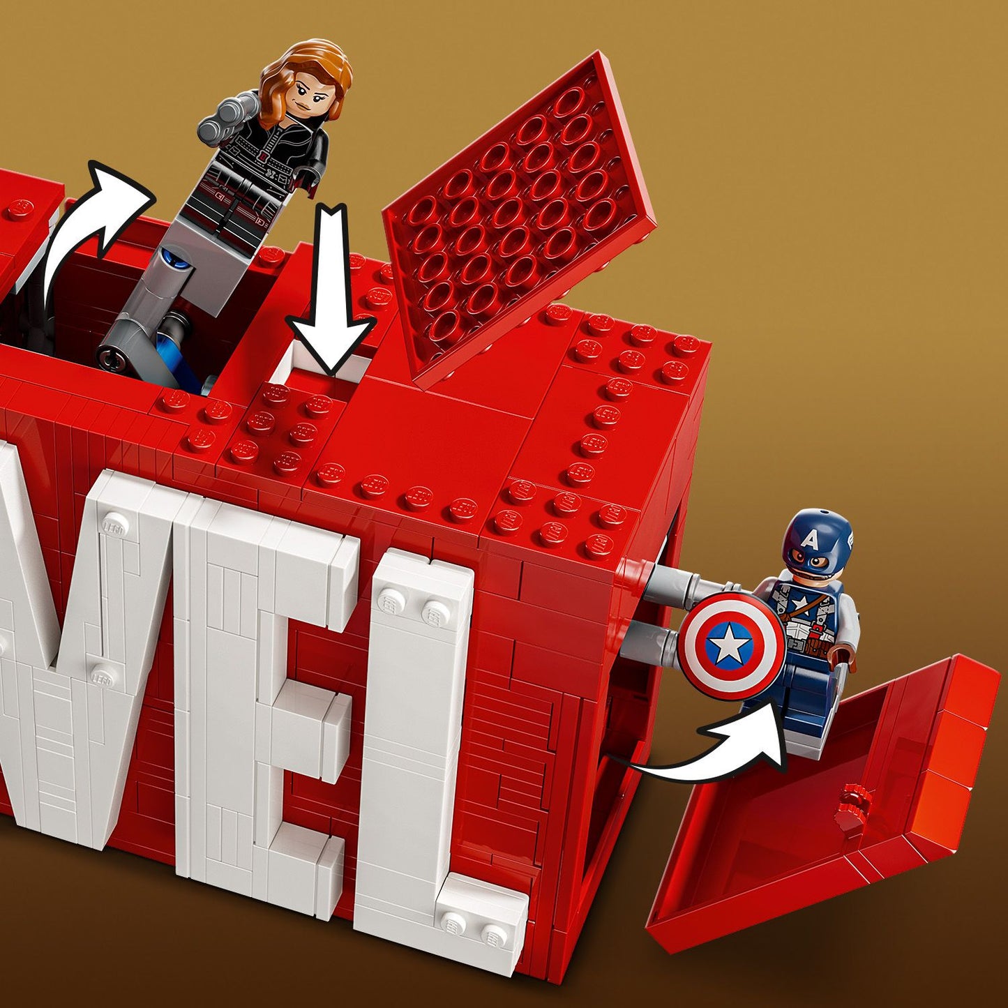 LEGO® Marvel: MARVEL Logo & Minifigures