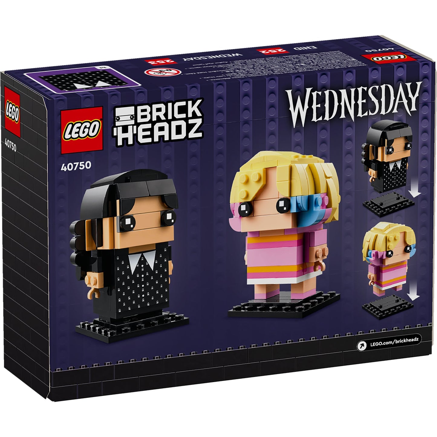 LEGO® BrickHeadz™ Wednesday & Enid