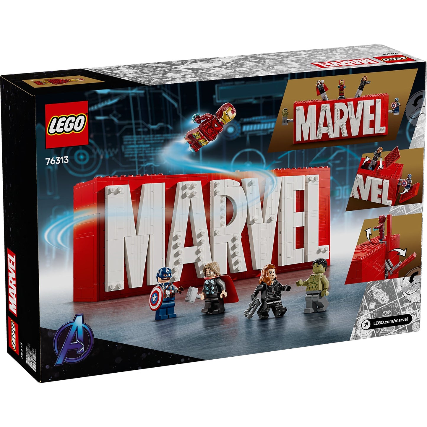 LEGO® Marvel: MARVEL Logo & Minifigures