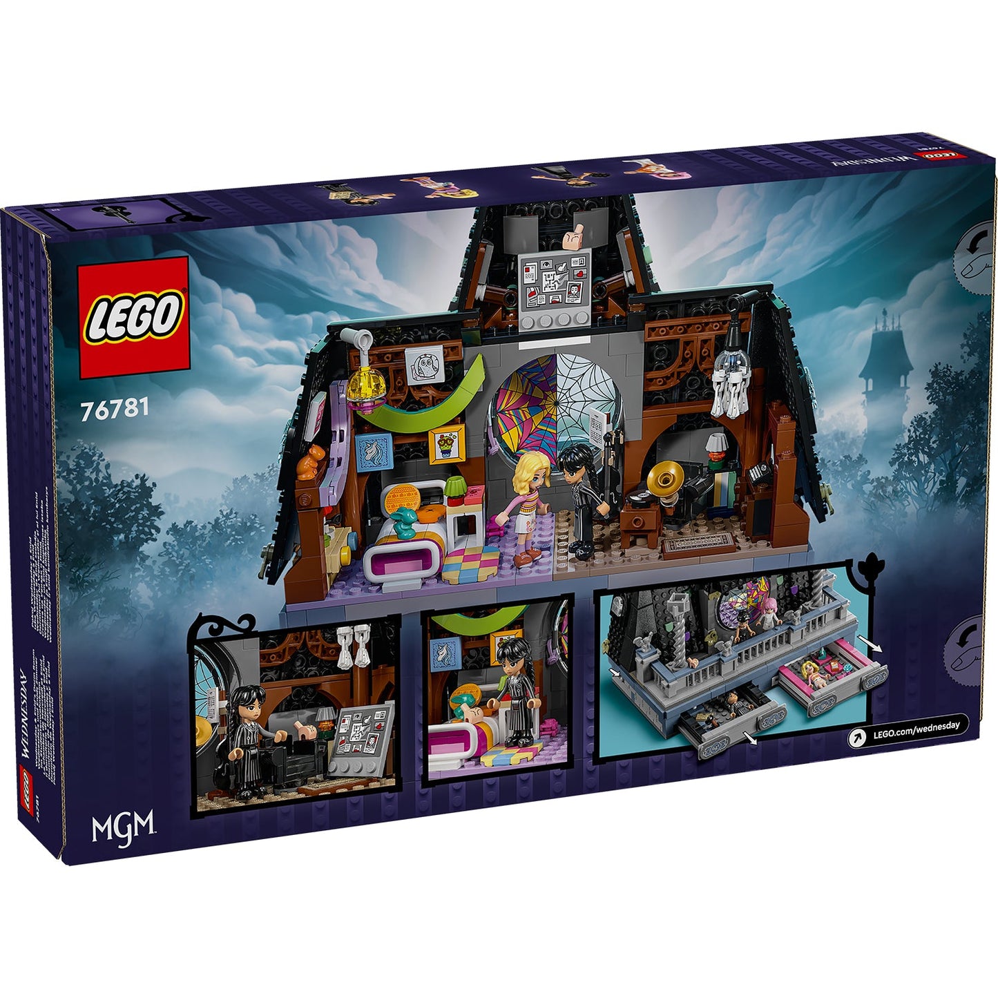 LEGO® Wednesday: Wednesday & Enid’s Dorm Room