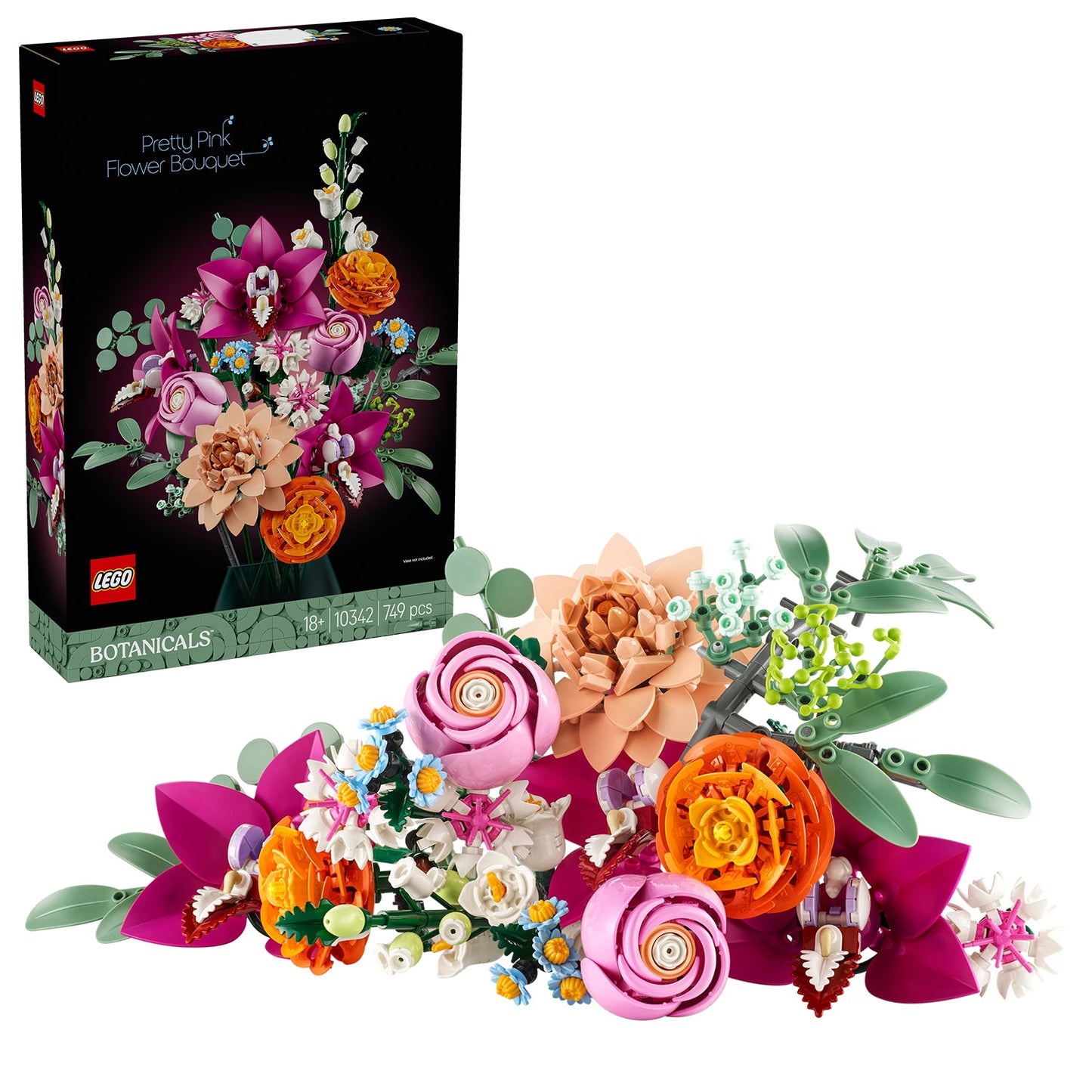 LEGO® Botanicals Pretty Pink Flower Bouquet