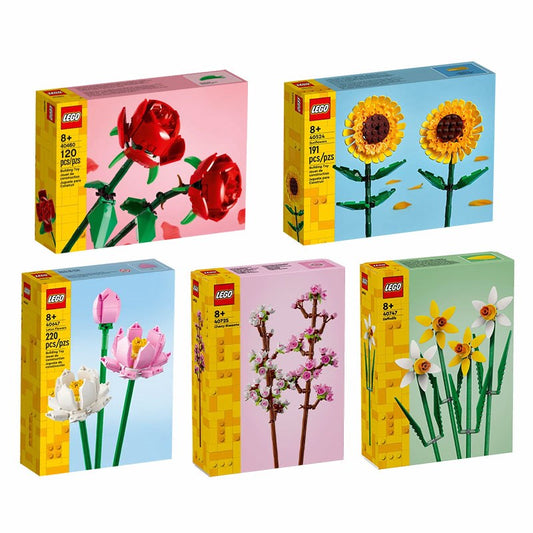 LEGO® FLOWERS Bundle (40460 40524 40647 40725 40747)