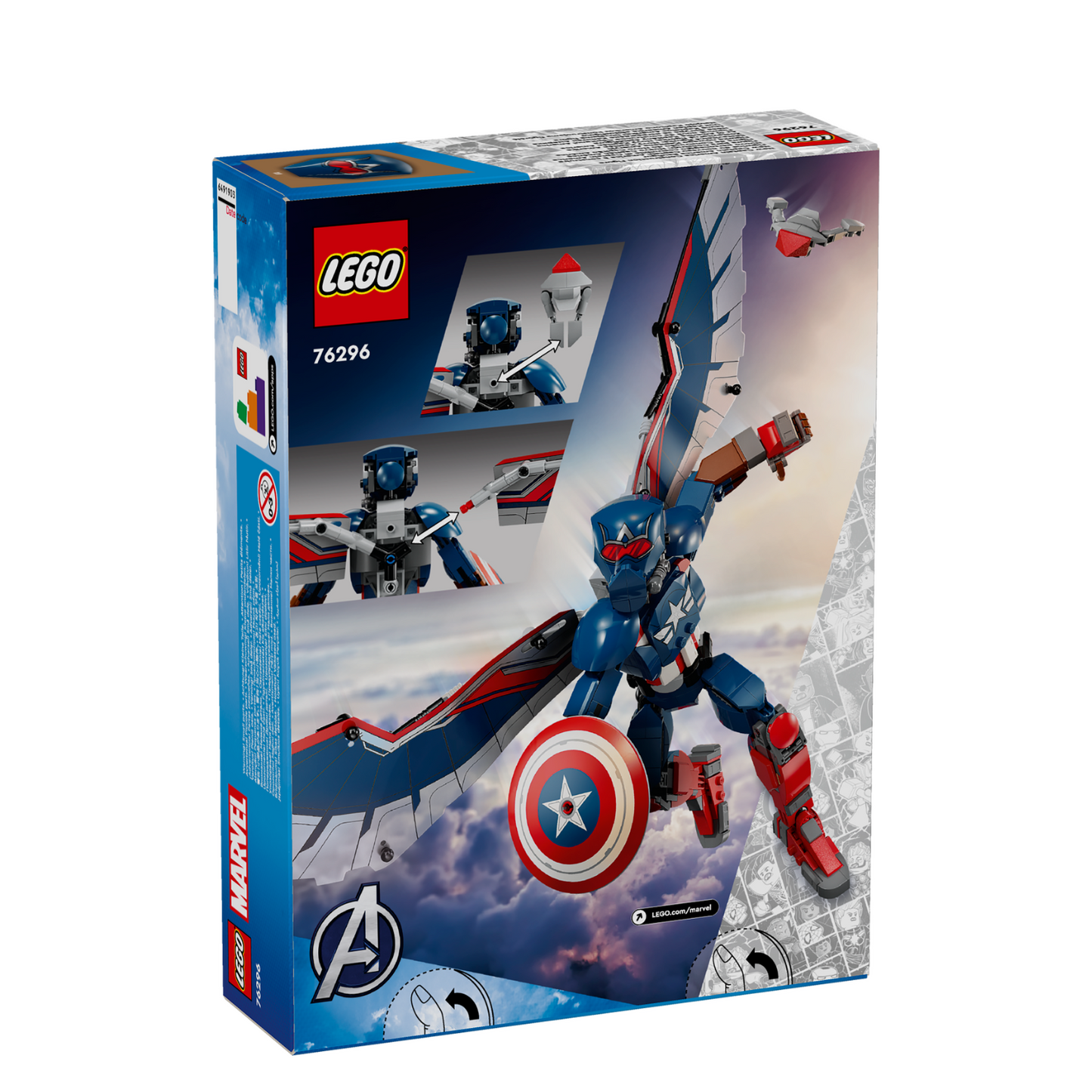 LEGO® Marvel New Captain America Construction Figure