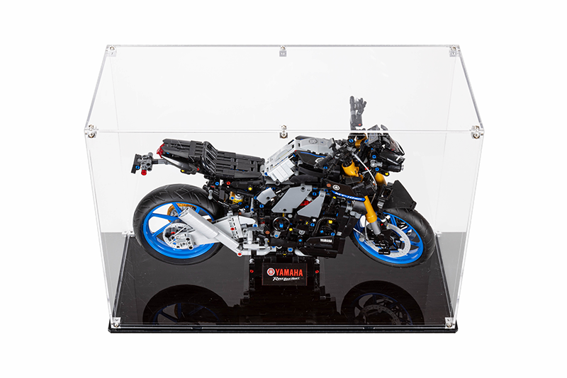 LEGO®  42159 Technic™ Yamaha MT-10 SP + Display Case Black Base NO Background Bundle set